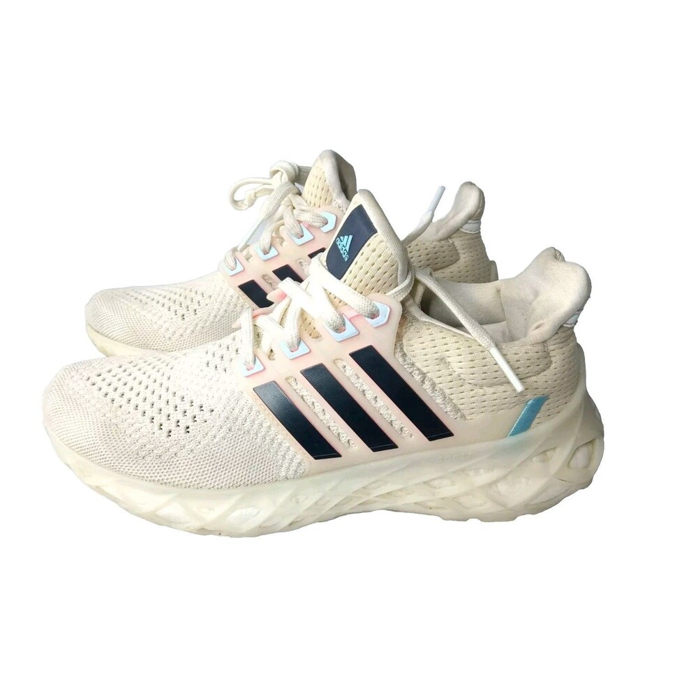 adidas UltraBoost Web DNA Shoes Women's Size 7.5 Off White Legend Ink